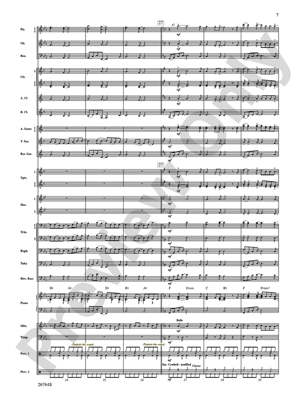 James Taylor in Concert - Concert Band Conductor Score & Parts (Digital Download)