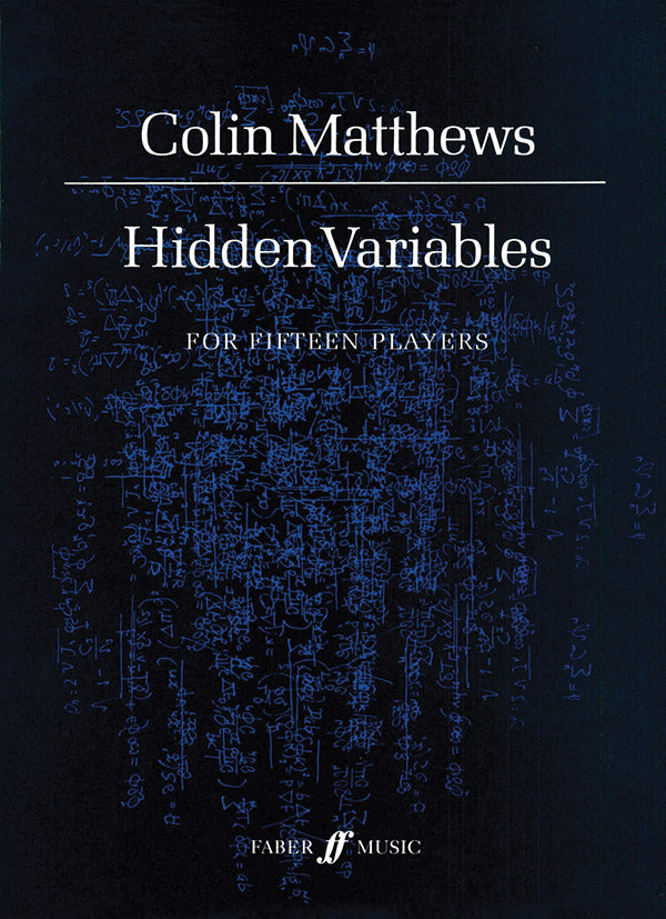HIDDEN VARIABLES (CHAMBER ORCHESTRA OF 15 PLAYERS) (FULL SCORE) - Faber 0571511872