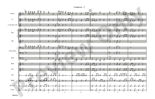 Rockin' Robin – Marching Band Conductor Score & Parts (Digital Download)