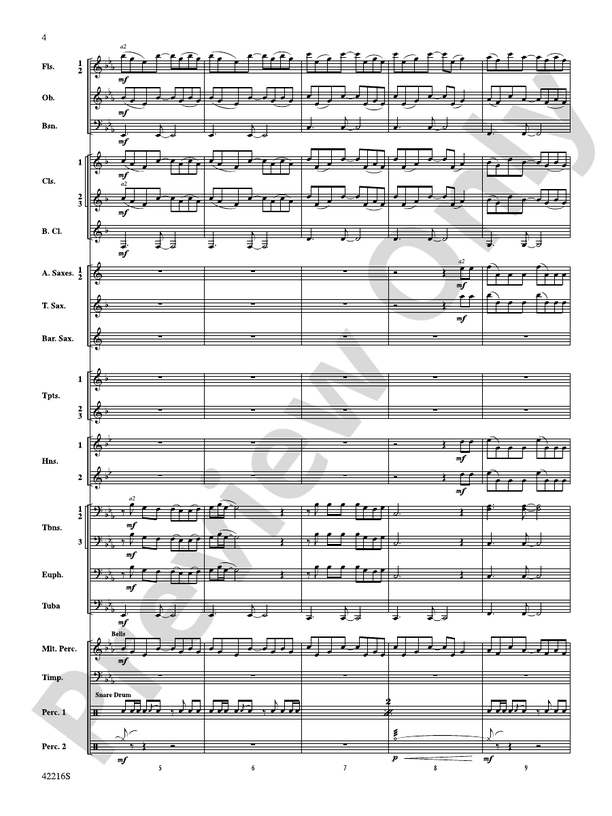 Mash-Up---Tribute Edition (Remembering Finn) (as featured on Glee) - Concert Band Conductor Score & Parts (Digital Download)