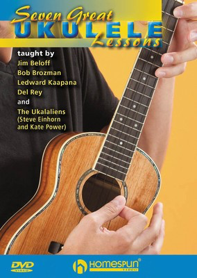 Seven Great Ukulele Lessons - Ukulele Homespun Ukulele TAB DVD