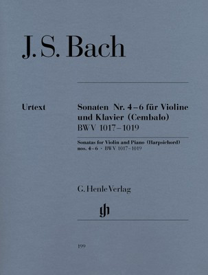 Sonatas Bk 2 Vln Pno - Johann Sebastian Bach - Violin G. Henle Verlag