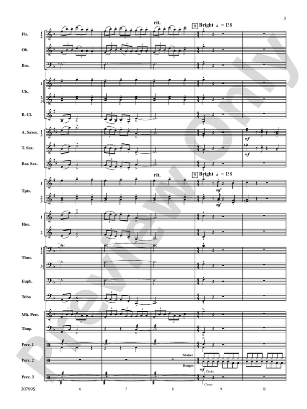Intrada Festiva - Concert Band Conductor Score & Parts (Digital Download)