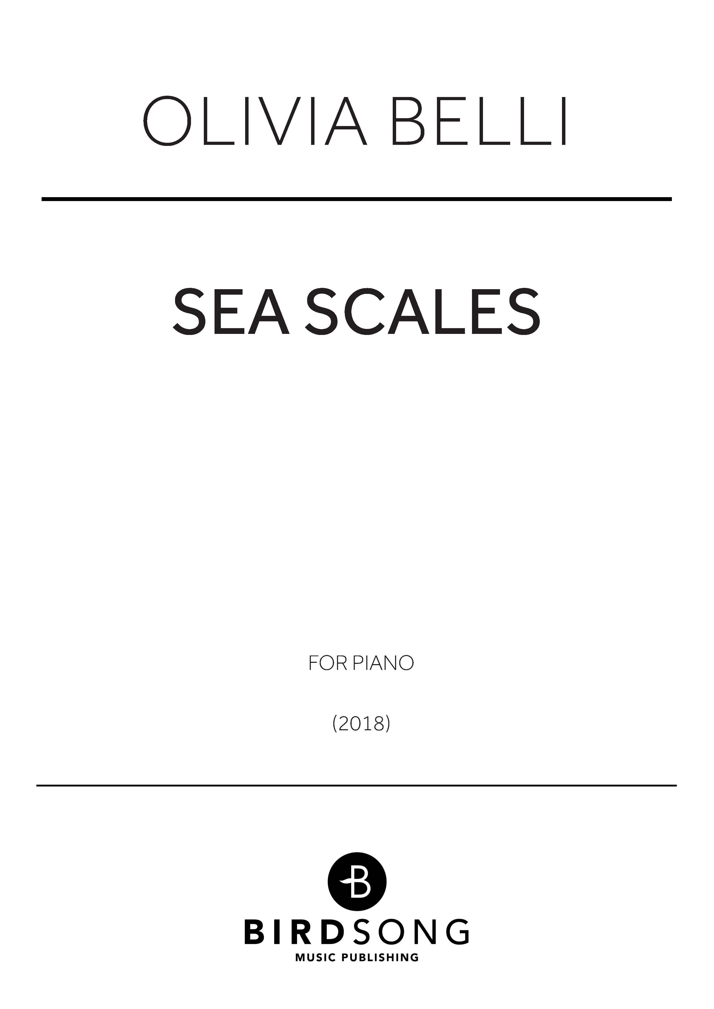 Belli - Sea Scales - Piano Solo (Digital Download)