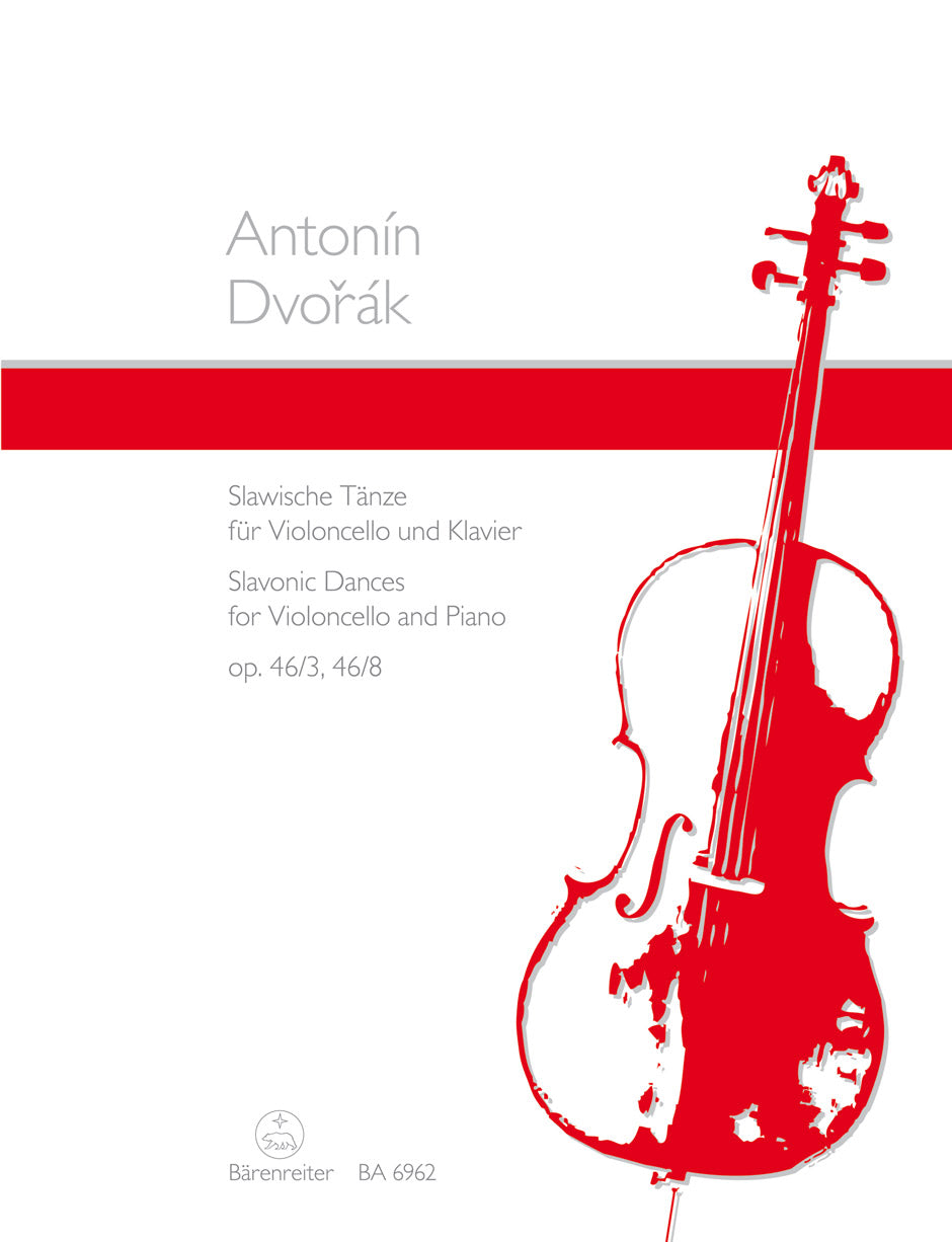 Dvorak - Slavonic Dances Op46/3 & 8 - Cello/Piano Accompaniment Barenreiter BA6962