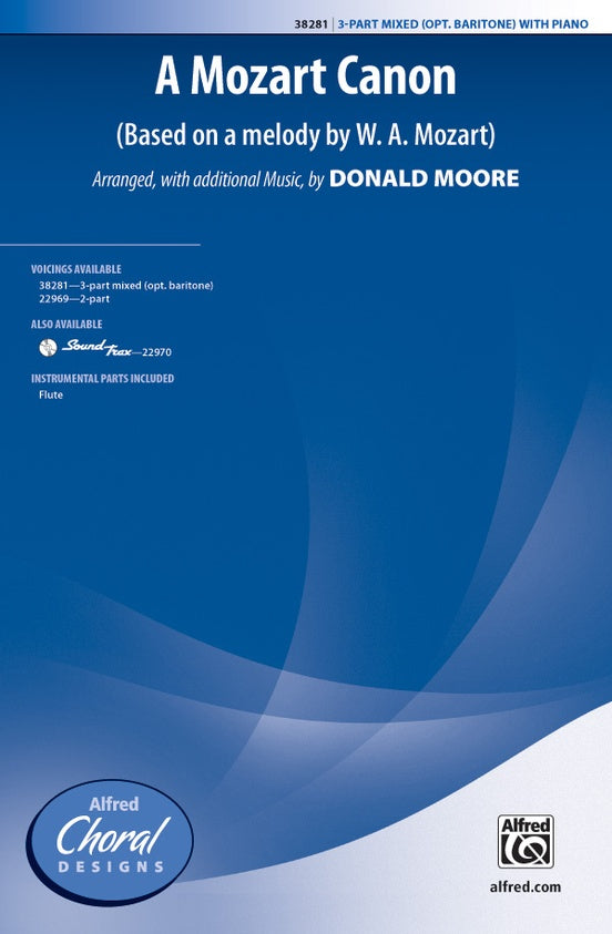A Mozart Canon - 3-Part Choral Octavo (Digital Download)