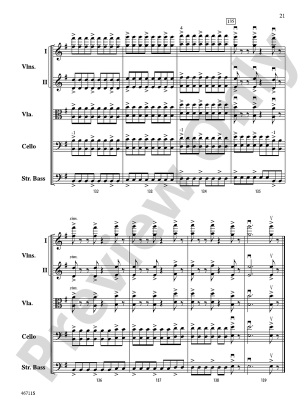 Meer Winden - String Orchestra Conductor Score & Parts (Digital Download)
