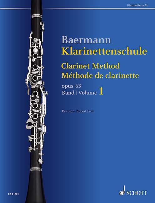 Baermann Clarinet Method Op 63 Volume 1