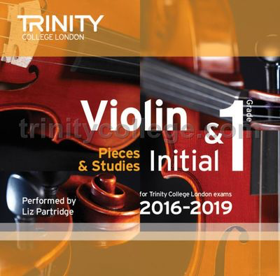 Violin Exam Pieces Initial & Grade 1, 2016-2019 - CD - Various - Violin Trinity College London CD