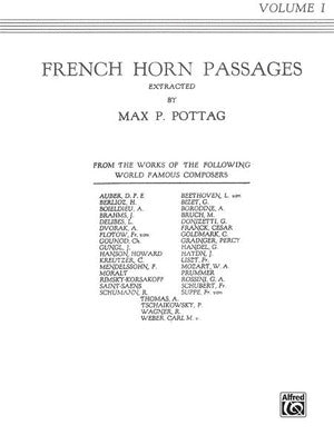 French Horn Passages Book 1 - French by Pottag - Alfred EL00076