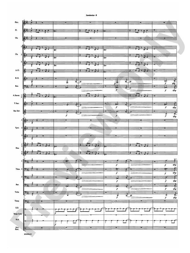 Encounters - Concert Band Conductor Score & Parts (Digital Download)