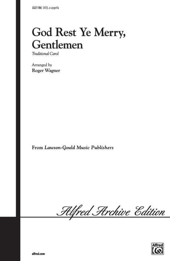 God Rest Ye Merry, Gentlemen – SATB, a cappella Choral Octavo (Digital Download)