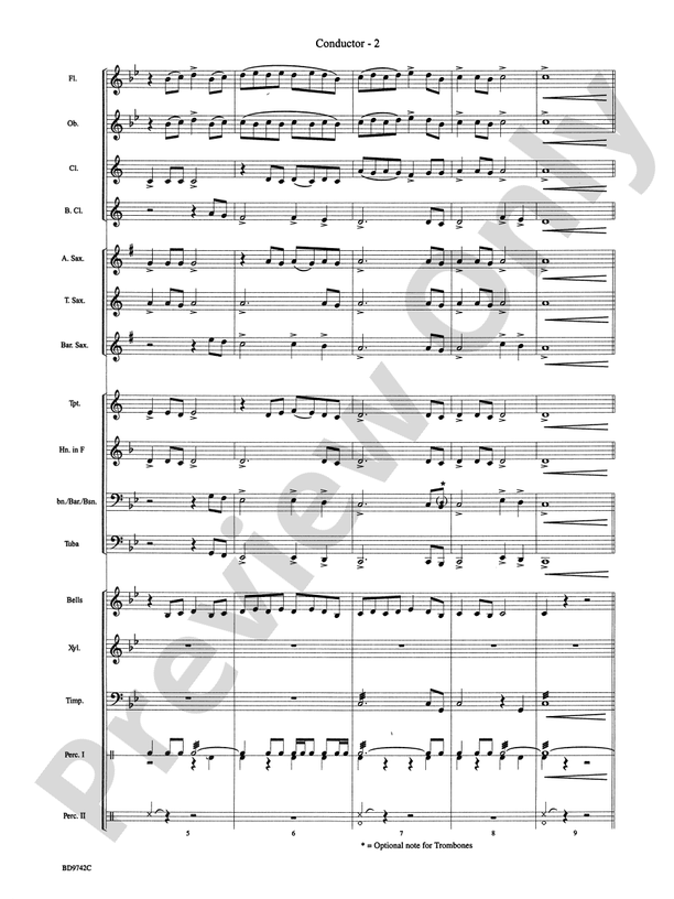 Mystic Legacy - Concert Band Conductor Score & Parts (Digital Download)