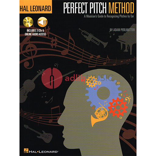 Hal Leonard Perfect Pitch Method: A Musician's Guide to Recognizing Pitches by Ear - Text/3 CDs by Perlmutter Hal Leonard 311221