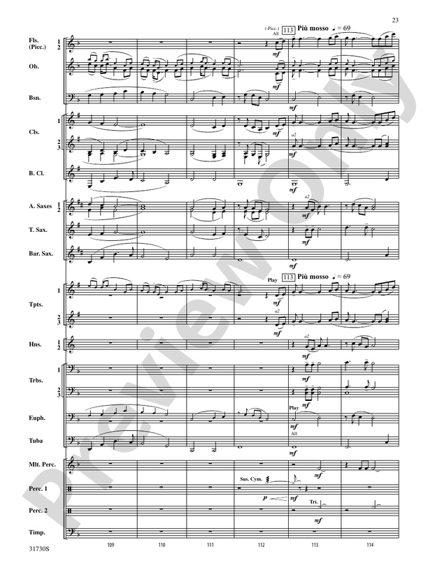 They Shall Run and Be Free - Concert Band Conductor Score & Parts (Digital Download)