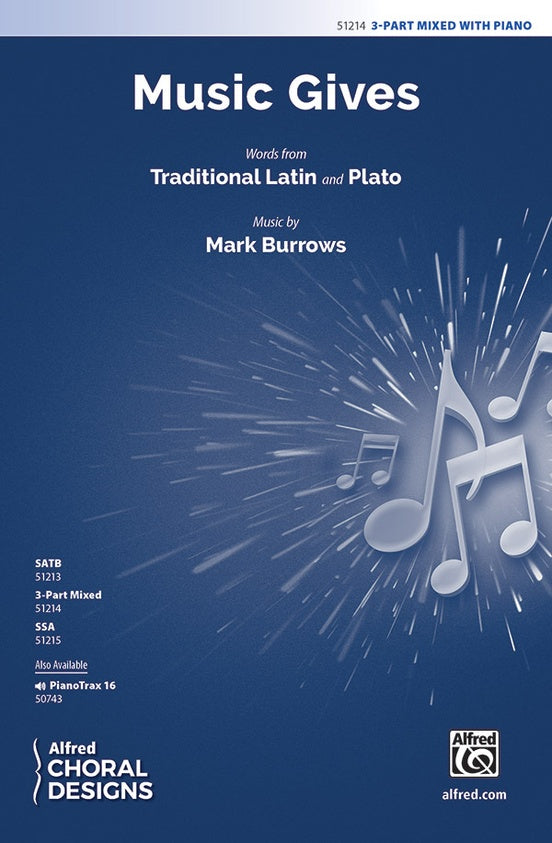 Music Gives - 3 Part Mixed Choral Octavo (Digital Download)