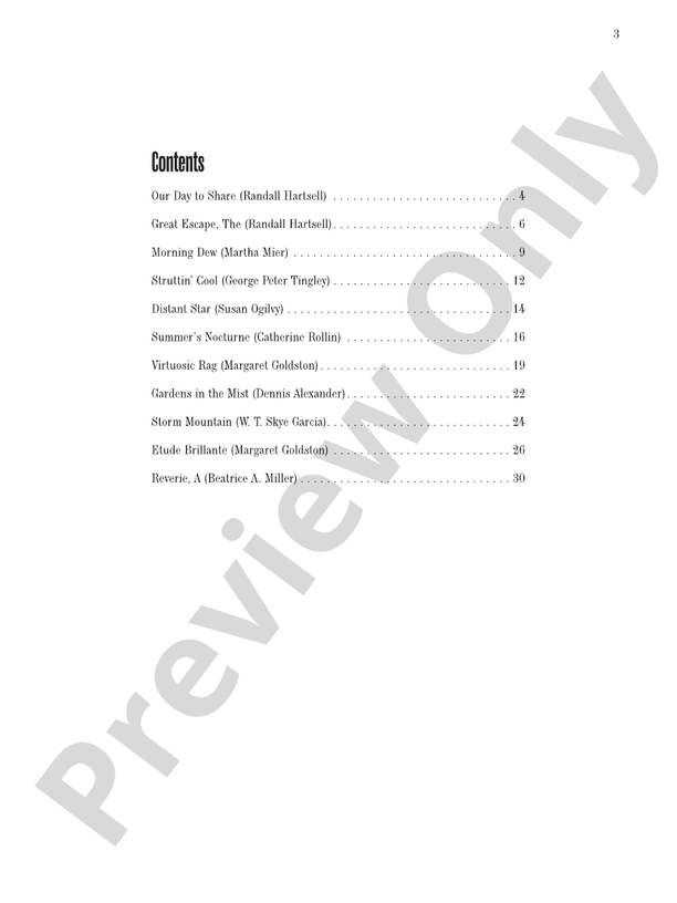 Contest Winners, Book 3 - Piano (Digital Download)