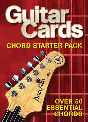 Guitar Cards - Chord Starter Pack - Over 50 Essential Chords - Guitar Hal Leonard Flash Cards