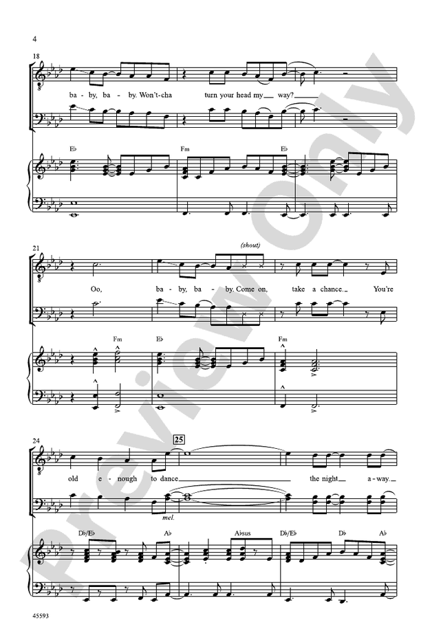 Dance the Night Away – TBB Choral Octavo (Digital Download)