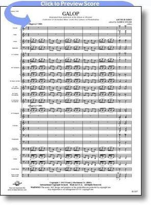 Galop - Arthur Bird - FJH Music Company Score/Parts