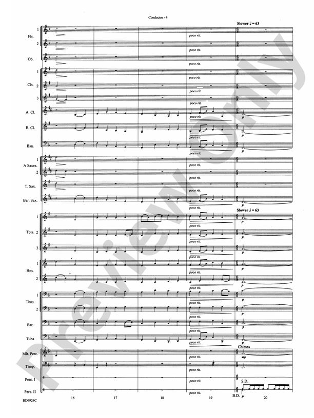 A Vaughan Williams Christmas - Concert Band Conductor Score & Parts (Digital Download)