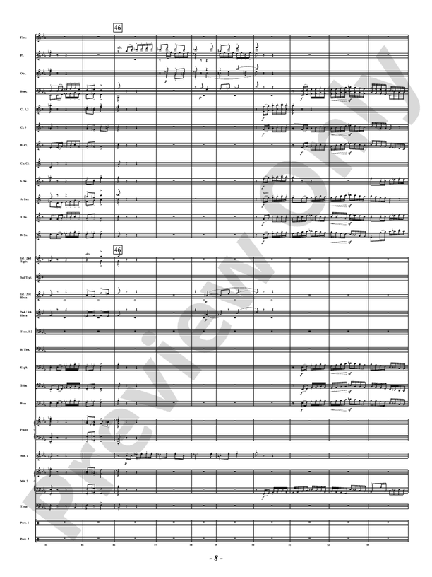 Ancient Airs and Dances - Suite No. 1 for Symphonic Winds - IV. Passo Mezzo e Mascherada - Concert Band Conductor Score & Parts (Digital Download)