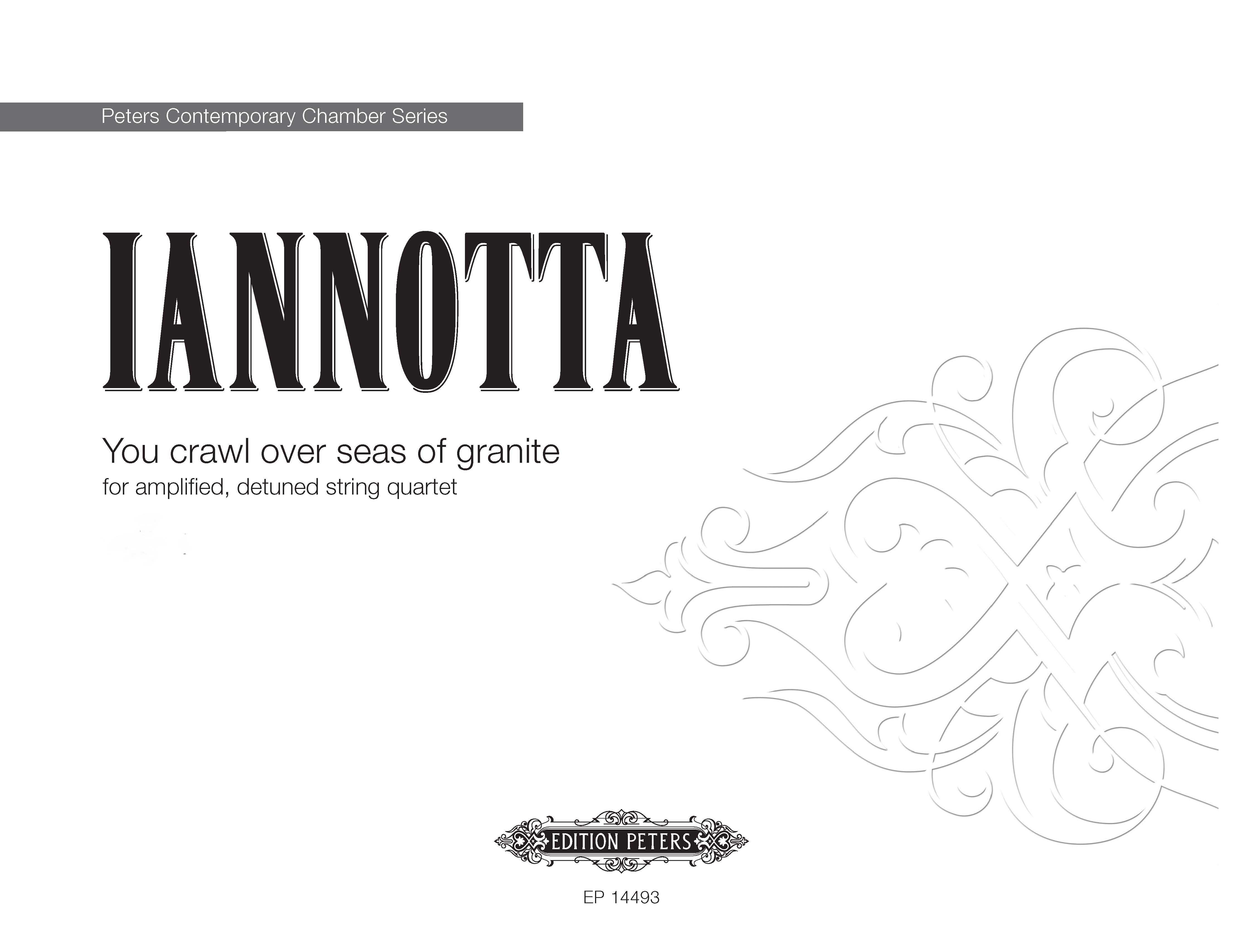 You Crawl Over Seas Of Granite (for amplified, detuned string quartet) - String Quartet (Digital Download)