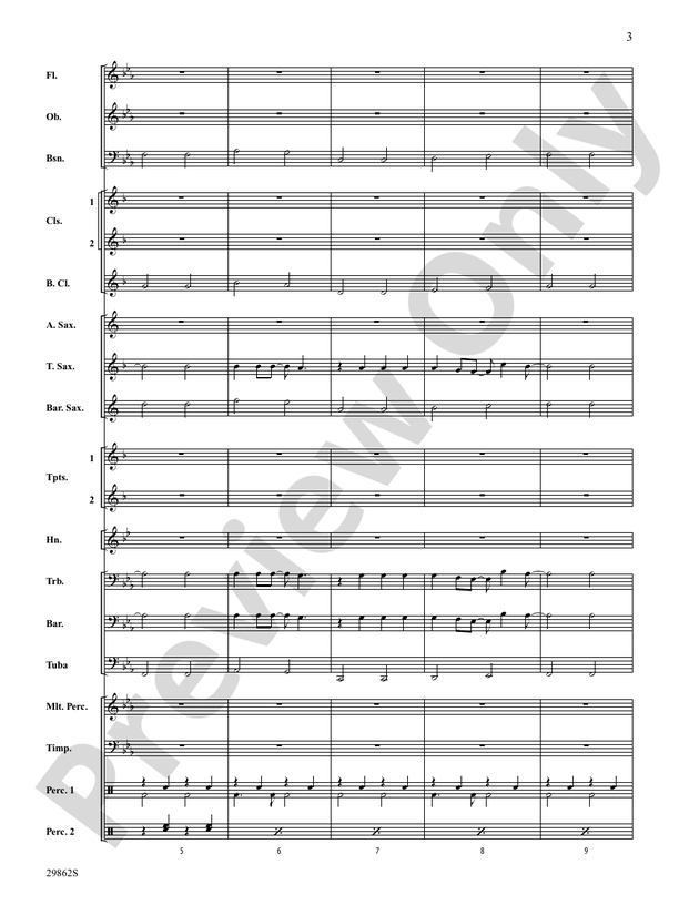 I Knew I Loved You - Concert Band Conductor Score & Parts (Digital Download)