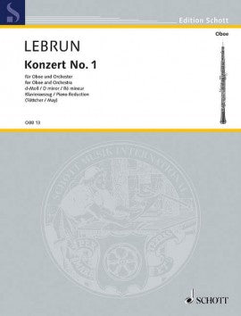 LeBrun - Concerto #1 in Dmin - Oboe Schott OBB13