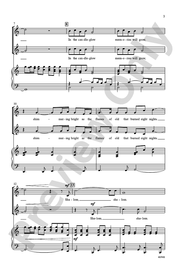In the Candleglow – 2-Part Choral Octavo (Digital Download)