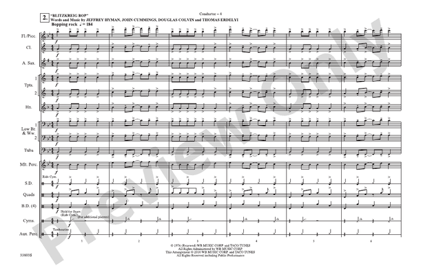 Shorties #16 – Marching Band Conductor Score & Parts (Digital Download)