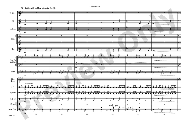 The Aviator – Marching Band Conductor Score & Parts (Digital Download)