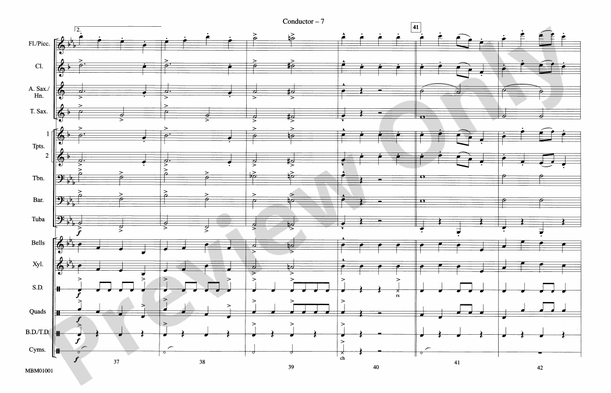 Sleigh Ride – Marching Band Conductor Score & Parts (Digital Download)