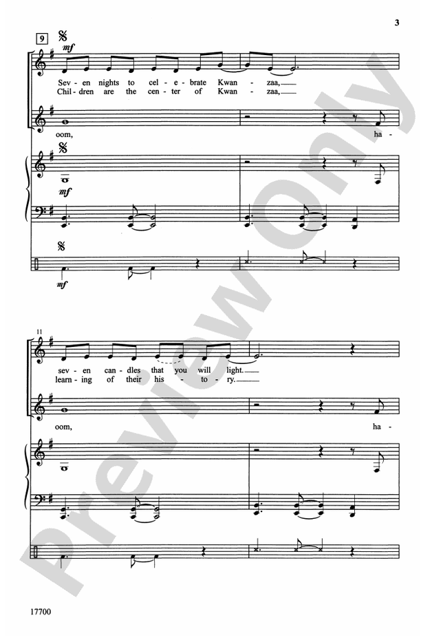 Celebrate Kwanzaa – 2-Part/SSA Choral Octavo (Digital Download)