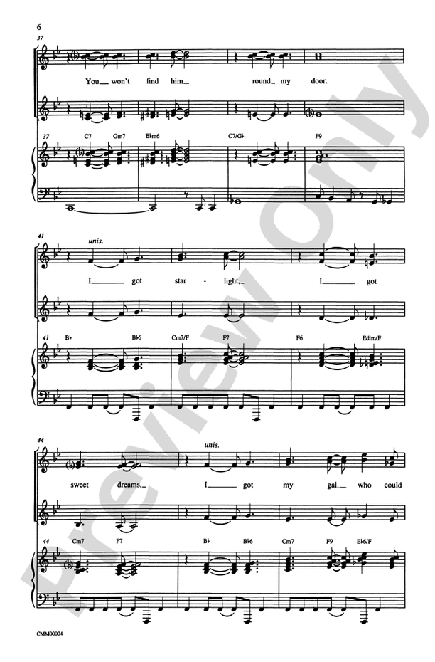 George Gershwin Medley – SSA Choral Octavo (Digital Download)