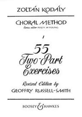 Choral Method Vol. 7 - 55 two-part Exercises - Zoltan Kodaly - 2-Part Percy M. Young Boosey & Hawkes Choral Score