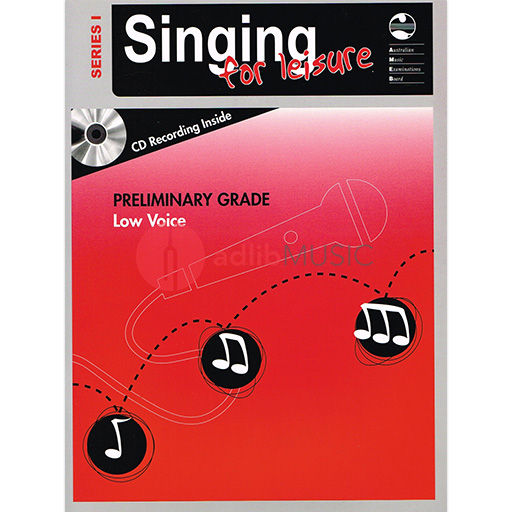 Singing For Leisure Series 1 Preliminary Grade - Low Voice/CD AMEB 1203082739
