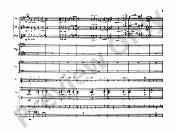 April in Paris (Grade 3) - Jazz Ensemble Conductor Score & Parts(Digital Download)