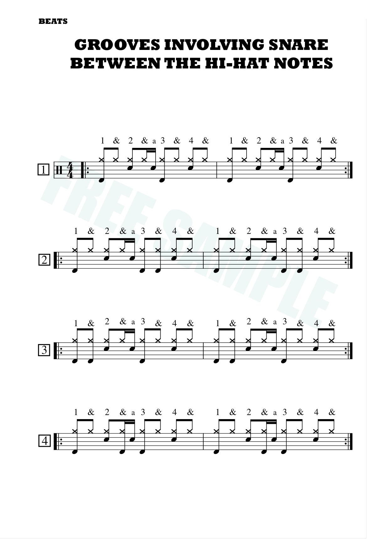 The Heartbeat: Basic Drum Set Method Volume 1 - Drums by Volgare 9780646840147