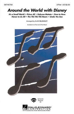 Around the World with Disney - Alan Billingsley Hal Leonard ShowTrax CD CD