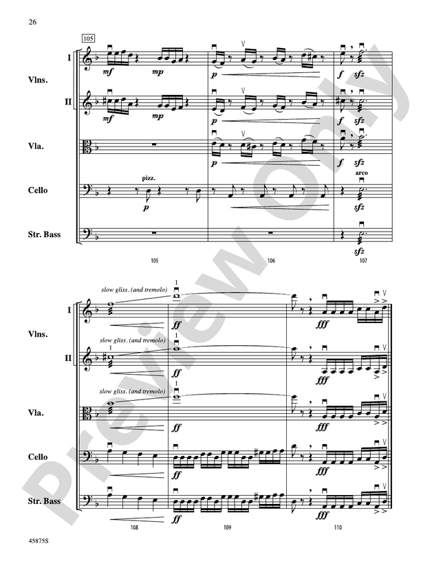 Swamp Thang - String Orchestra Conductor Score & Parts (Digital Download)