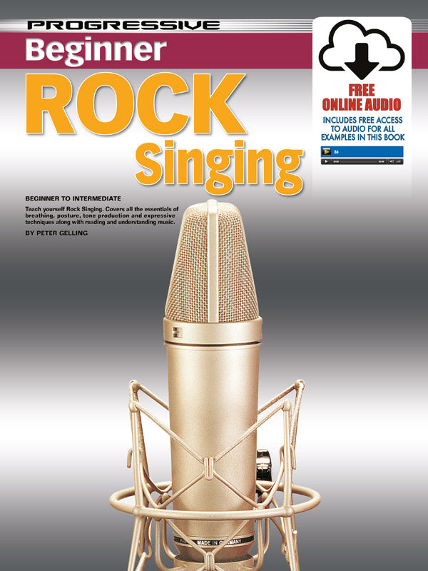 Progressive Beginner Rock Singing Bk/OLA