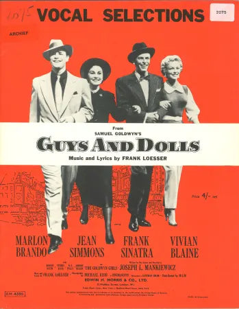 Take Back Your Mink ('Guys And Dolls' Vocal Selections) - PVG (Digital Download)