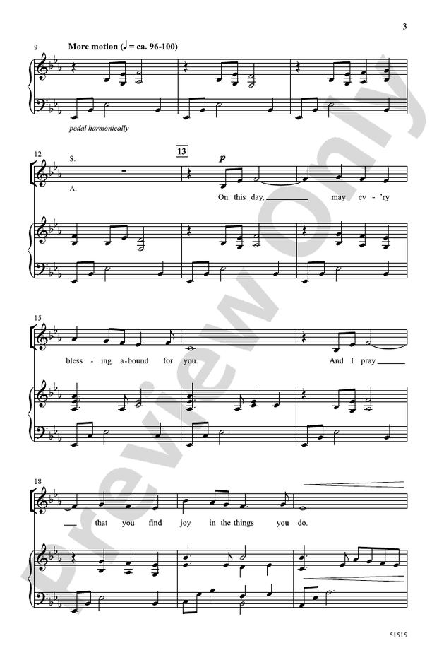 Pax Tecum - SAB Choral Octavo (Digital Download)