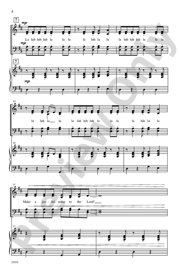Make a Joyful Noise - Carl J. Nygard - SATB Choral Octavo (Digital Download)