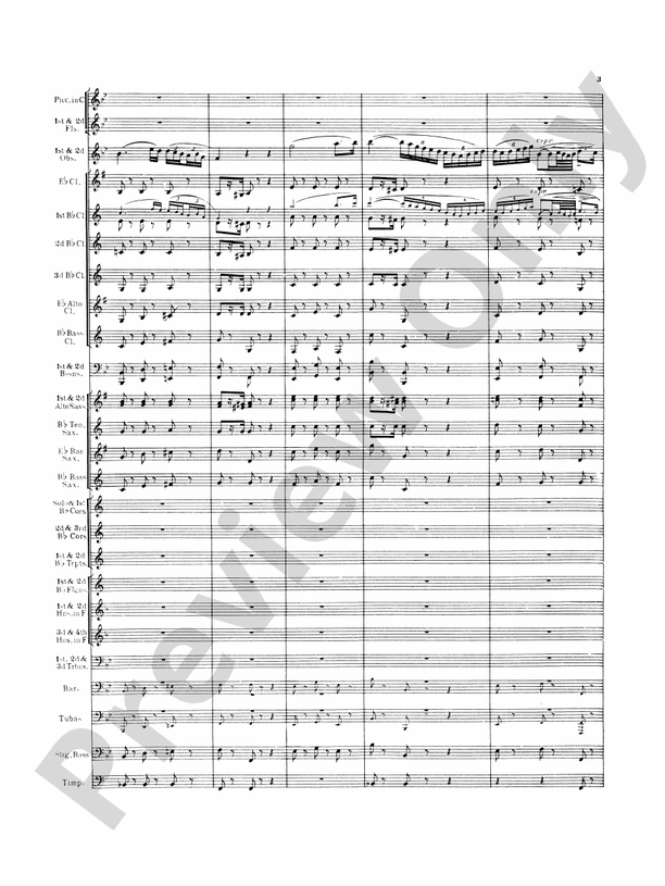 Italian in Algiers - Concert Band Conductor Score & Parts (Digital Download)