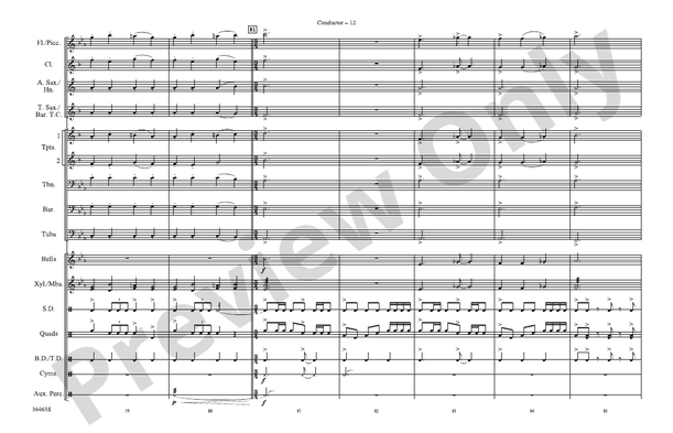 World of Warcraft, Part I – Marching Band Conductor Score & Parts (Digital Download)