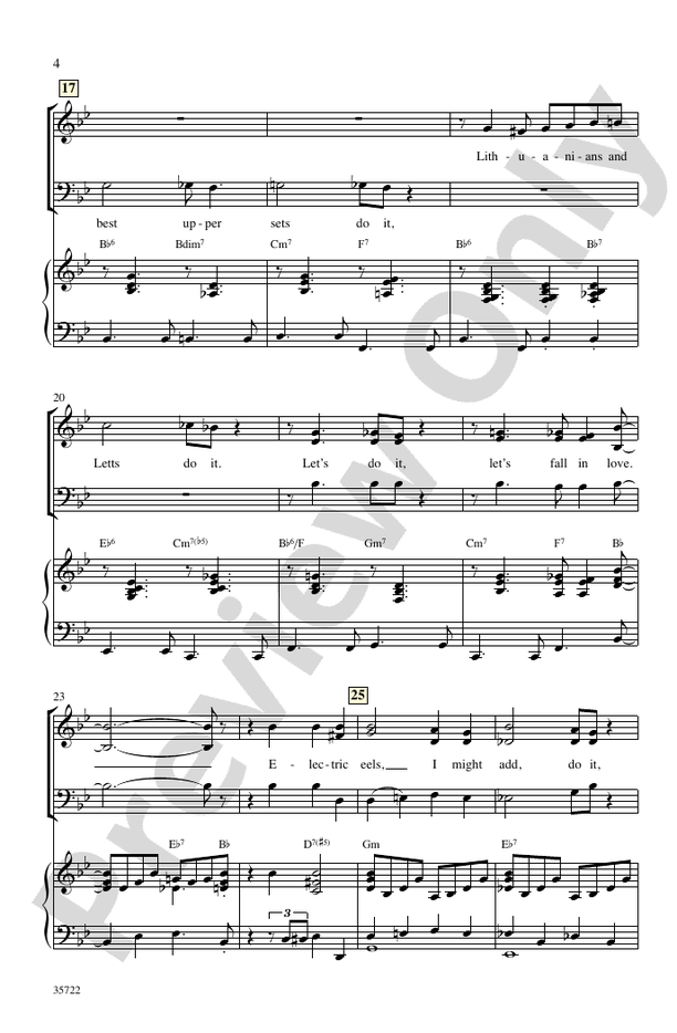 Let's Fall in Love – SAB Choral Octavo (Digital Download)