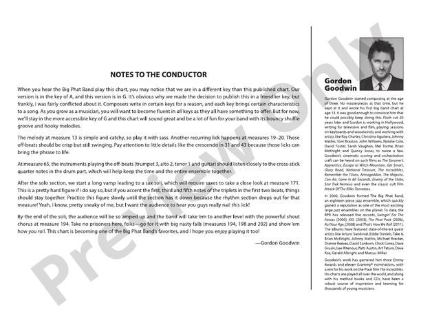 That's How We Roll (Grade 6) - Jazz Ensemble Conductor Score & Parts(Digital Download)