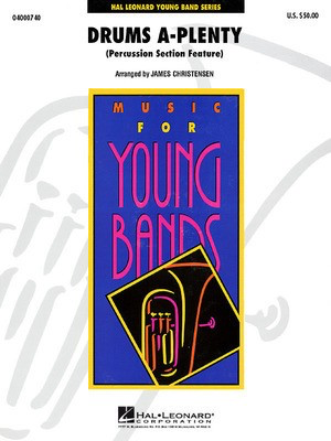 Drums A Plenty - James Christensen Hal Leonard Score/Parts